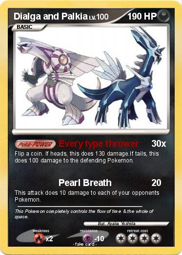 Pokemon Dialga and Palkia