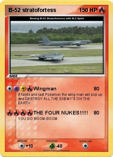 Pokemon B-52 stratofortess