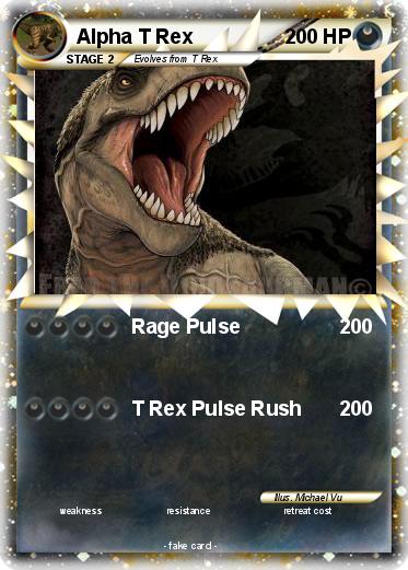 Pokemon Alpha T Rex