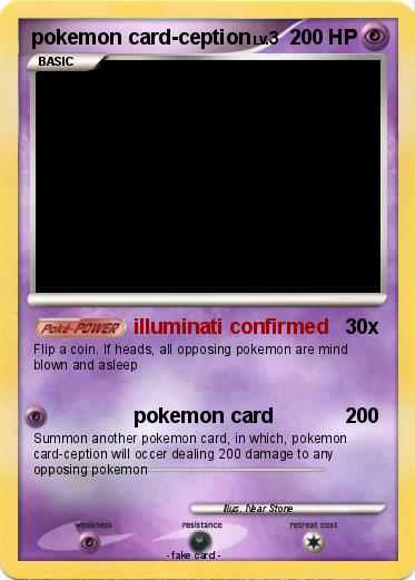 Pokemon pokemon card-ception
