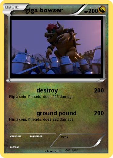 Pokemon giga bowser