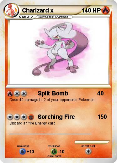 Pokemon Charizard x