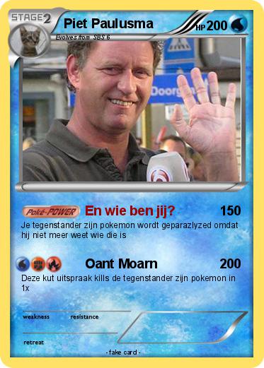 Pokemon Piet Paulusma