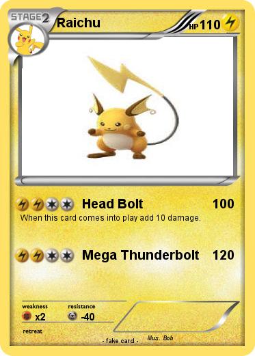 Pokemon Raichu