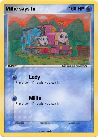 Pokemon Millie says hi