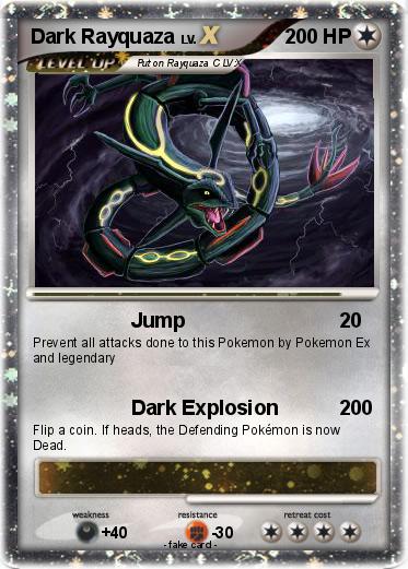 Pokemon Dark Rayquaza
