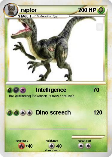 Pokemon raptor