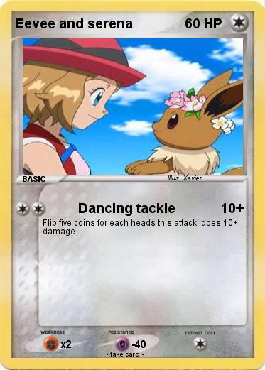 Pokemon Eevee and serena