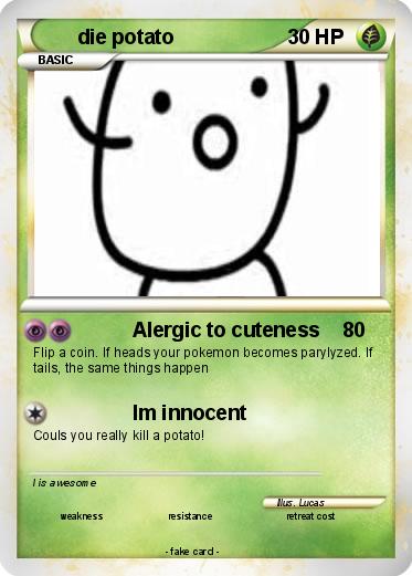 Pokemon die potato