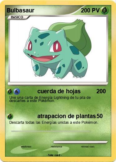 Pokemon Bulbasaur