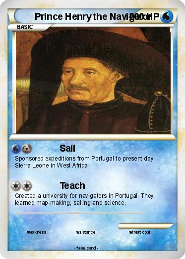 Pokemon Prince Henry the Navigator
