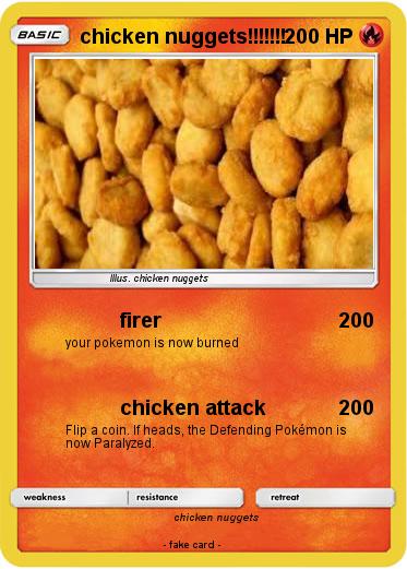 Pokemon chicken nuggets!!!!!!!