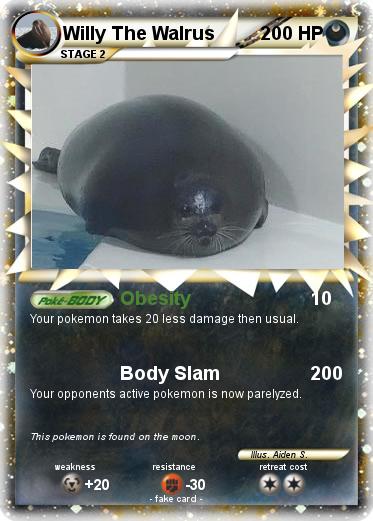 Pokemon Willy The Walrus