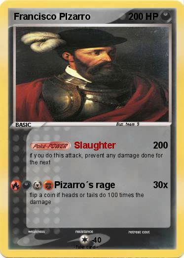 Pokemon Francisco PIzarro