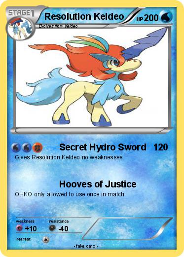 Pokemon Resolution Keldeo