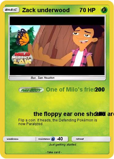 Pokemon Zack underwood