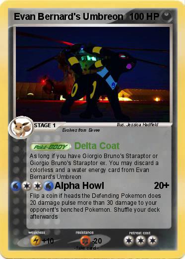 Pokemon Evan Bernard's Umbreon