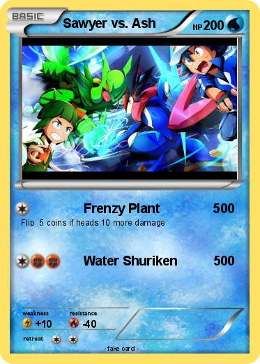 Pokemon Sawyer vs. Ash