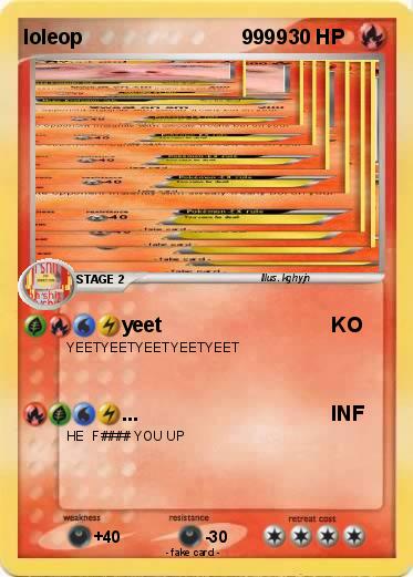 Pokemon loleop                            9999