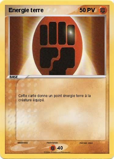 Pokemon Energie terre