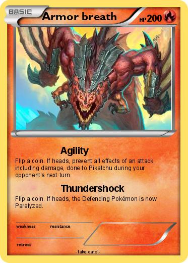 Pokemon Armor breath