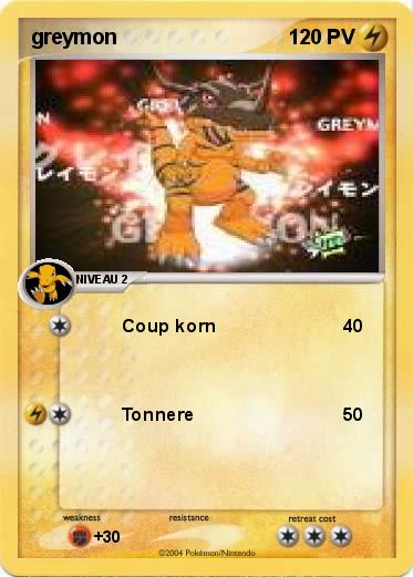 Pokemon greymon