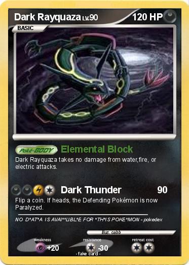 Pokemon Dark Rayquaza