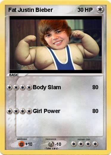 Pokemon Fat Justin Bieber