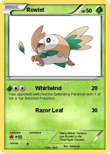 Pokemon Rowlet