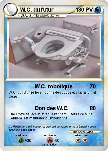 Pokemon W.C. du futur