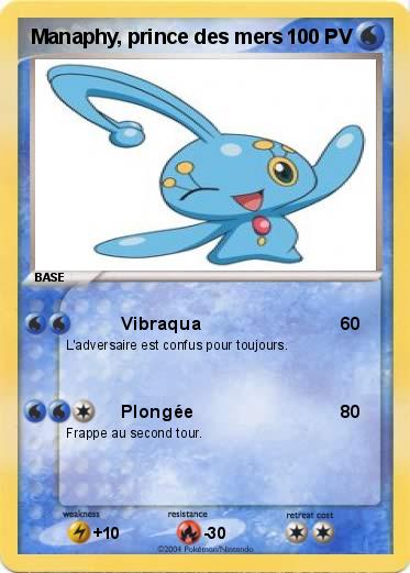 Pokemon Manaphy, prince des mers 