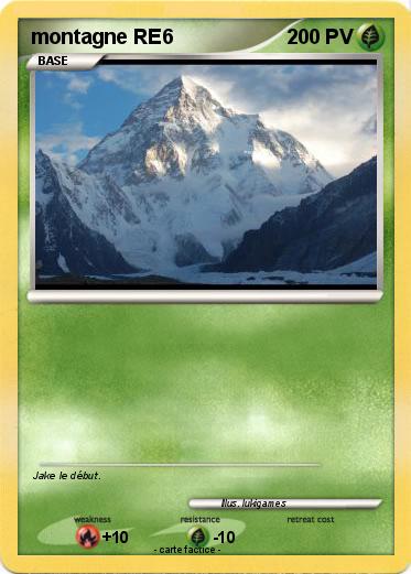 Pokemon montagne RE6