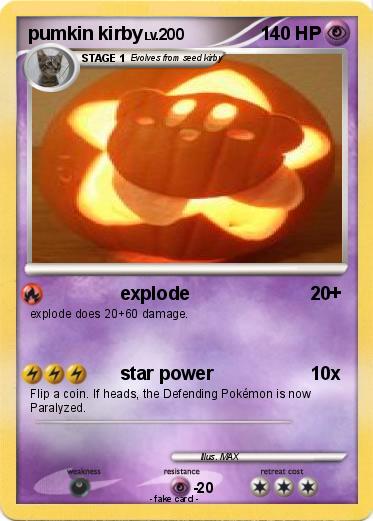 Pokemon pumkin kirby