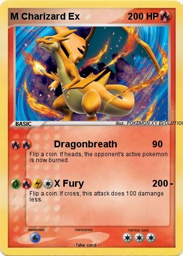 Pokemon M Charizard Ex