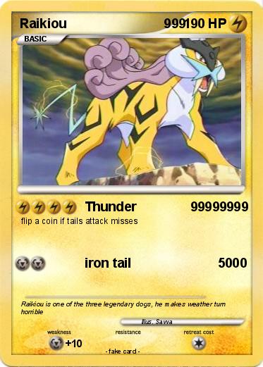 Pokemon Raikiou                           999