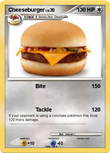 Pokemon Cheeseburger
