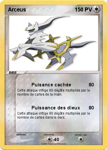 Pokemon Arceus                                                                      