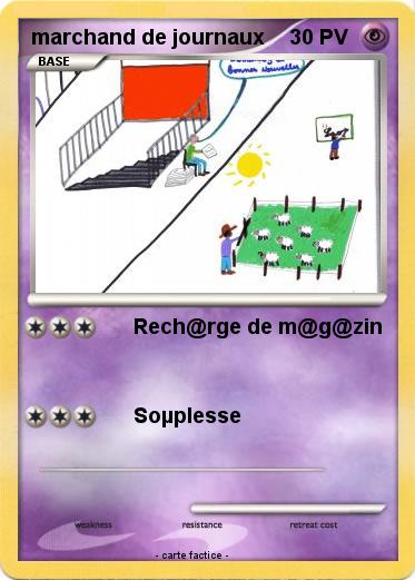 Pokemon marchand de journaux