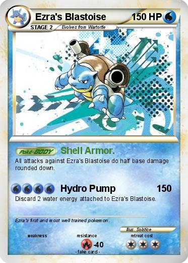 Pokemon Ezra's Blastoise