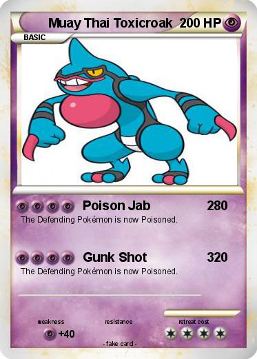Pokemon Muay Thai Toxicroak