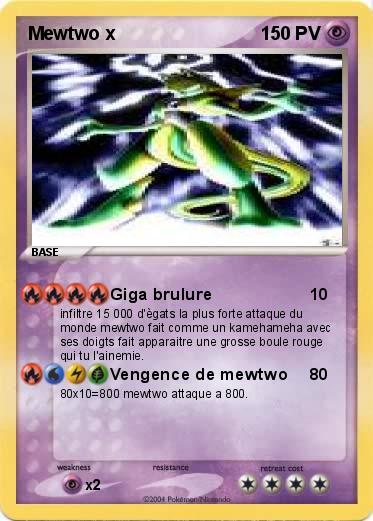 Pokemon Mewtwo x