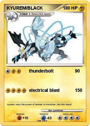 Pokemon KYUREM/BLACK