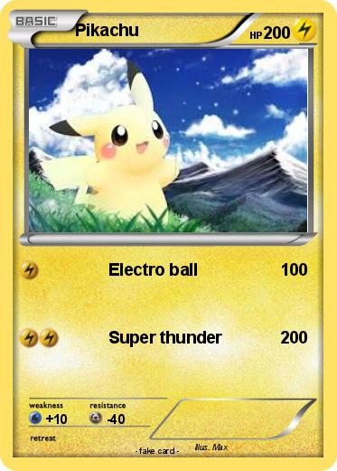 Pokemon Pikachu