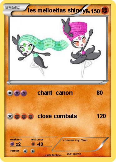 Pokemon les melloettas shineys