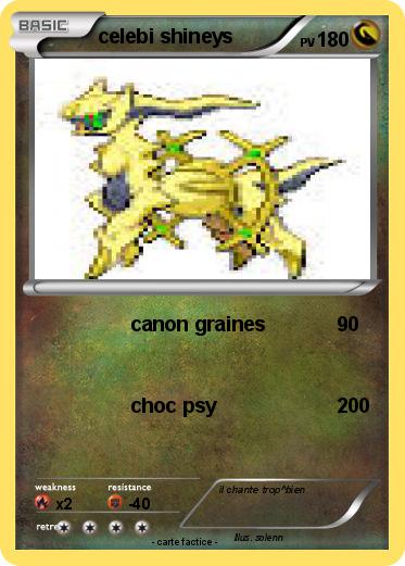 Pokemon celebi shineys