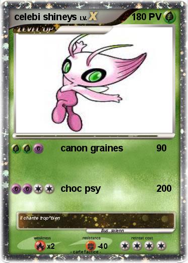 Pokemon celebi shineys