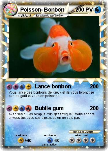 Pokemon Poisson- Bonbon