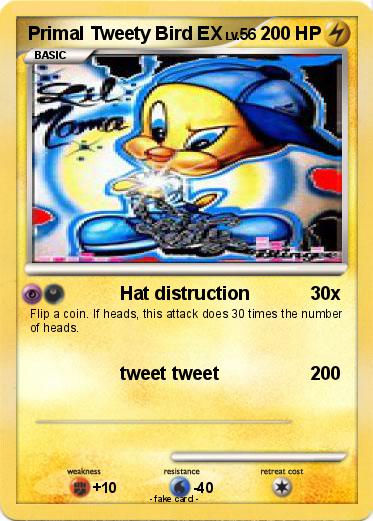 Pokemon Primal Tweety Bird EX