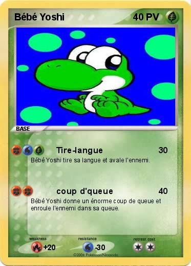 Pokemon Bébé Yoshi