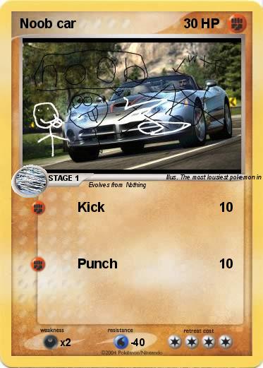 Pokemon Noob car